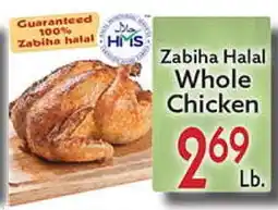 World Fresh Market Zabiha Halal Whole Chicken offer