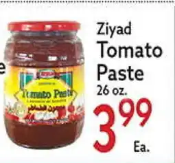 World Fresh Market Ziyad Tomato Paste offer