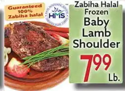 World Fresh Market Zabiha Halal Frozen Baby Lamb Shoulder offer