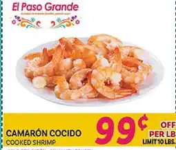 El Paso Grande EL PASO GRANDE COOKED SHRIMP offer
