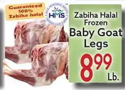 World Fresh Market Zabiha Halal Frozen Baby Goat Legs offer
