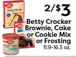 Rich's Fresh Market Betty Crocker Brownie, Cake or Cookie Mix or Frosting offer