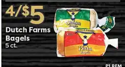 Rich's Fresh Market Dutch Farms Bagels offer