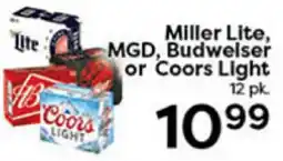 Rich's Fresh Market Miller Lite, MGD, Budweiser or Coors Light offer