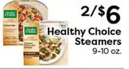 Rich's Fresh Market Healthy Choice Steamers offer