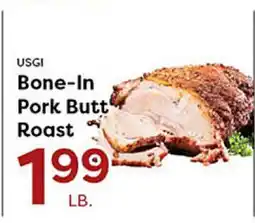 Rich's Fresh Market USGI Bone-In Pork Butt Roast offer