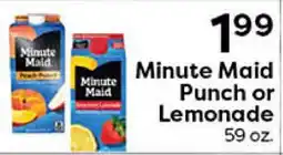 Rich's Fresh Market Minute Maid Punch or Lemonade offer