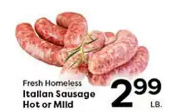 Rich's Fresh Market Fresh Homeless Italian Sausage offer