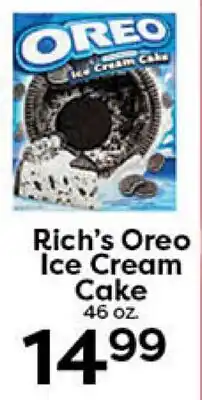 Rich's Fresh Market Rich's Oreo Ice Cream Cake offer