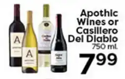 Rich's Fresh Market Apothic Wines or Casillero Del Diablo offer