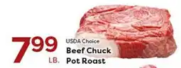 Rich's Fresh Market USDA Choice Beef Chuck Pot Roast offer