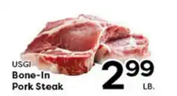 Rich's Fresh Market USGI Bone-In Pork Steak offer