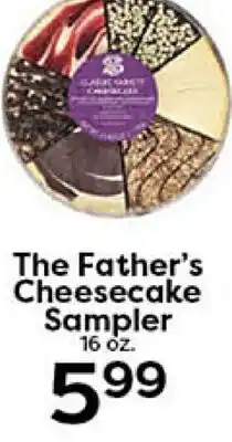 Rich's Fresh Market The Father's Cheesecake Sampler offer