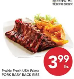 Pete's Fresh Market Prairie Fresh USA Prime PORK BABY BACK RIBS offer