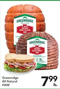 Pete's Fresh Market Greenridge All Natural HAM offer
