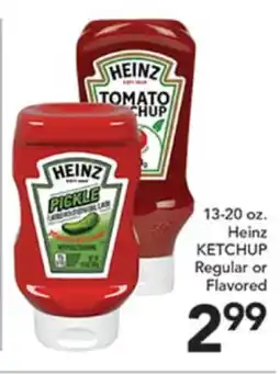 Pete's Fresh Market 13-20 oz. Heinz KETCHUP Regular or Flavored offer
