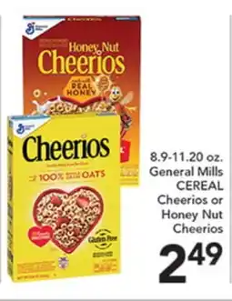 Pete's Fresh Market 8.9-11.20 oz. General Mills CEREAL Cheerios or Honey Nut Cheerios offer