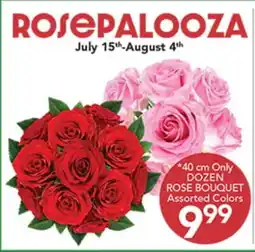 Pete's Fresh Market 40 cm Only DOZEN ROSE BOUQUET Assorted Colors offer