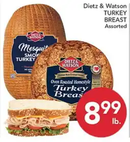 Pete's Fresh Market Dietz & Watson TURKEY BREAST offer