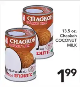 Pete's Fresh Market 13.5 oz. Chaokoh COCONUT MILK offer