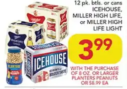 Pete's Fresh Market ICEHOUSE, MILLER HIGH LIFE, or MILLER HIGH LIFE LIGHT offer