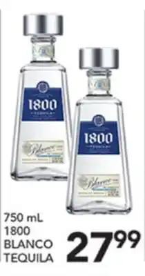 Pete's Fresh Market 1800 BLANCO TEQUILA offer