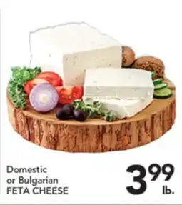 Pete's Fresh Market Domestic or Bulgarian FETA CHEESE offer