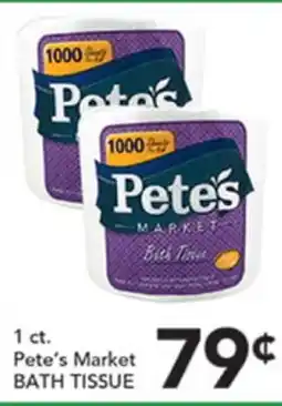 Pete's Fresh Market Pete's Market BATH TISSUE offer