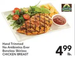 Pete's Fresh Market Hand Trimmed No Antibiotics Ever Boneless Skinless CHICKEN BREAST offer