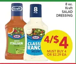 Pete's Fresh Market 8 oz. Kraft SALAD DRESSING offer