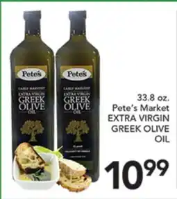 Pete's Fresh Market Pete's Market EXTRA VIRGIN GREEK OLIVE OIL offer