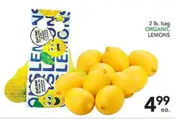 Pete's Fresh Market 2 lb. bag ORGANIC LEMONS offer