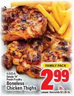 Angelo Caputo's Fresh Market U.S.D.A. Grade A Fresh Poultry Boneless Chicken Thighs offer