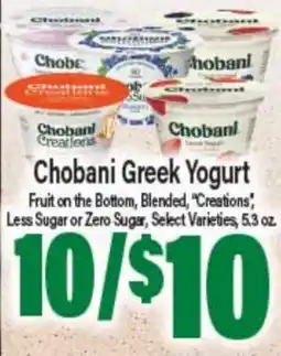 Angelo Caputo's Fresh Market Chobani Greek Yogurt offer