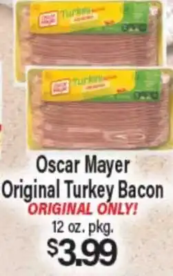 Angelo Caputo's Fresh Market Oscar Mayer Original Turkey Bacon offer