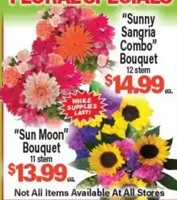 Angelo Caputo's Fresh Market FLORAL SPECIALS offer