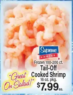 Angelo Caputo's Fresh Market Frozen 100-200 ct. Tail-Off Cooked Shrimp offer