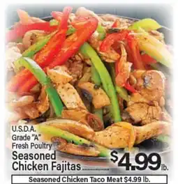 Angelo Caputo's Fresh Market Seasoned Chicken Fajitas offer