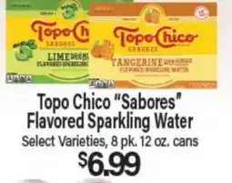 Angelo Caputo's Fresh Market Topo Chico Sabores Flavored Sparkling Water offer