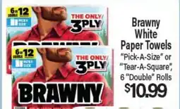 Angelo Caputo's Fresh Market Brawny White Paper Towels offer