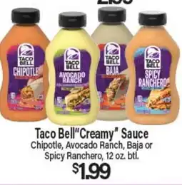 Angelo Caputo's Fresh Market Taco Bell Creamy Sauce offer