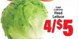 Angelo Caputo's Fresh Market Fresh California Head Lettuce offer