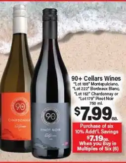 Angelo Caputo's Fresh Market 90+ Cellars Wines offer