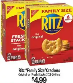 Angelo Caputo's Fresh Market Ritz Family Size Crackers offer