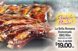 Angelo Caputo's Fresh Market La Bella Romana Homemade BBQ Ribs offer