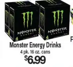 Angelo Caputo's Fresh Market Monster Energy Drinks offer