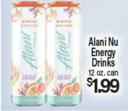 Angelo Caputo's Fresh Market Alani Nu Energy Drinks offer