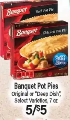 Angelo Caputo's Fresh Market Banquet Pot Pies offer