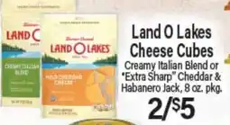 Angelo Caputo's Fresh Market Land O Lakes Cheese Cubes offer