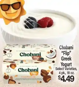 Angelo Caputo's Fresh Market Chobani Flip Greek Yogurt offer